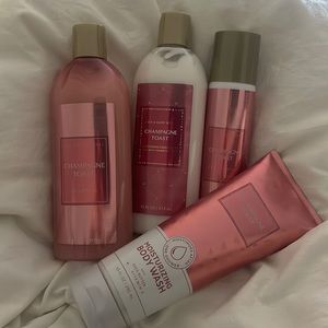 Shampoo, conditioner, dry and body wash